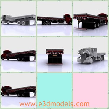 3d model the Benz truck - Thi is a 3d model of the Benz truck,which is long and heavy.The truck is created in real units of measurement. Model with physically accurate materials.