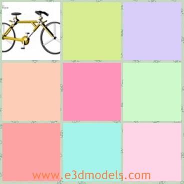 3d model the bike - This is a 3d model of the bike,which is new and made with steel materials.The bike is popular among young kids.