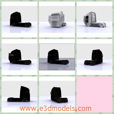 3d model the black Volvo - This is a 3d model of the Volvo car,which is black and large.The model is made in Sweden and can be converted to any other format you may like.