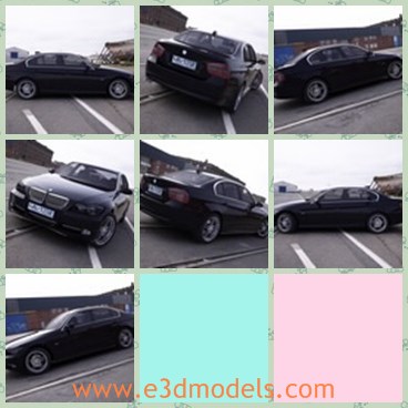 3d model the BMW car - THis is a 3d model of the BMW,which is created with high quality.The model is famous and popular in the world.