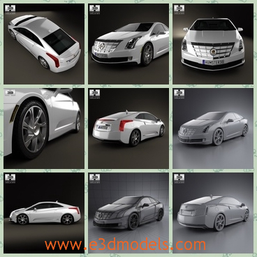 3d model the Cadillac in 2014 - This is a 3d model of the Cadillac in 2014,which is the newest type of the brand.The car is the new concept of a famous creator.