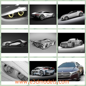 3d model the car collection - This is a 3d model of the car collection,which include the Audi,Batpod,Chevrolet,BWM,Spada,Jaguar and Rover.