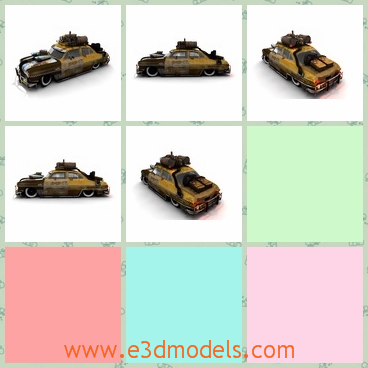 3d model the car in 1949 - This is a 3d model of the car in 1949,which is outdated and made in special materials.The model was popular when it was first produced.