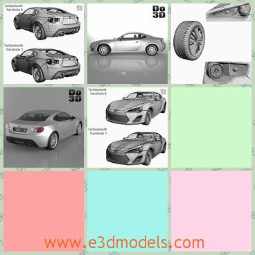 3d model the car in 2013 - This is a 3d mdoel of the car in 2013,which is modern and large and the car was made in high quality.
