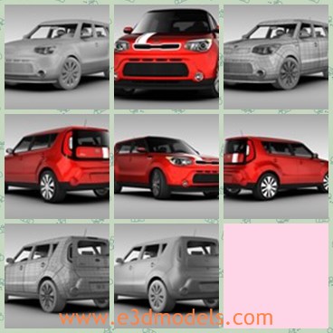 3d model the car in Korea - This is a 3d model of the car in Korea,which is compact and made and popular in Europe.