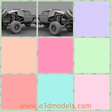 3d model the car in the military - This is a 3d model of the car in the military,which is antique and very practical at that time.