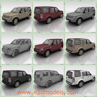 3d model the car looks like a Jeep - This is a 3d model of the car,which looks like a jeep.The model is modern and cool and the shape is different from others.