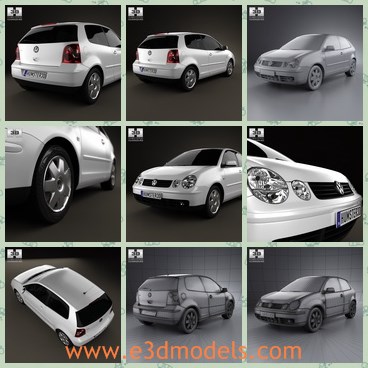 3d model the car made in 2001 - This is a 3d model of the car made in 2001,which is modern and popular among young people.