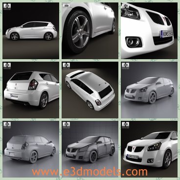 3d model the car made in 2009 - This is a 3d modle of the car made in 2009,which is modern and spacious.The model is made with four doors.