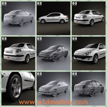 3d model the car made in 2010 - This is a 3d model of the car made in 2010,which is easy to be modified or removed and standard parts are easy to be replaced. If you experience difficulties with separating standard parts we are more than happy to give you qualified assistance.