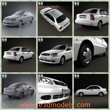 3d model the car made in 2012 - This is a 3d model of the car made in 2012,which is white and modern.The model is made based on the real base.