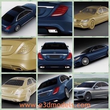 3d model the car made in 2014 - This is a 3d model of the car made in 2014,which is modern and luxury.THe model is a famous brand in the world.