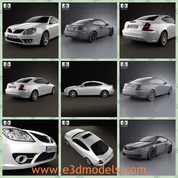 3d model the car made in China - This is a 3d model of the car made in China,which is modern and fast.The car is created with two seats,which is popular in Chinese market.