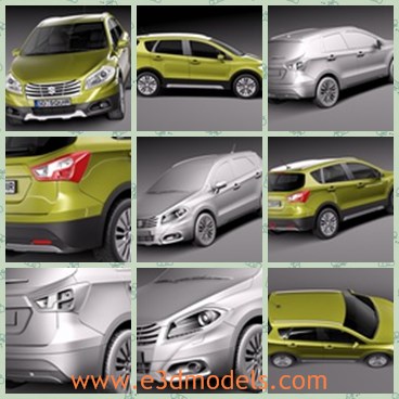3d model the car made in japan - This is a 3d model of the car made in Japan,which is called Suzuki.The brand is famous around the world.