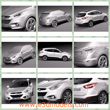 3d model the car made in Korea - This is a 3d model of the Korean car,which is shining and popular in Korea and in China.The model is made in high quality.