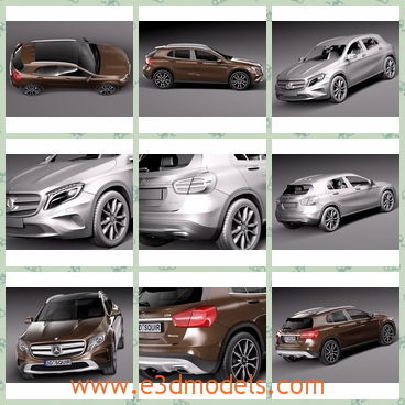 3d model the car of Benz - This is a 3d model of the car of Benz,which was made in 2014 and it was made in Germany.The car is the kind of the Benz company.