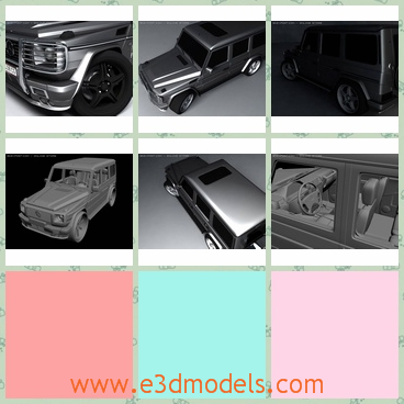 3d model the car of Benz in 2009 - THis is a 3d model of the car of Benz in 2009,which is made in real size.Wheels and doors are grouped together.