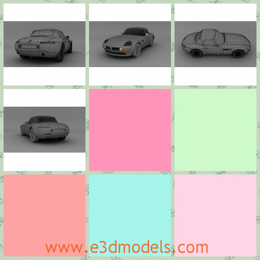 3d model the car of BMW - This is a 3d model of the car of BMW,which is the racing car and the head part of the car is different from others.