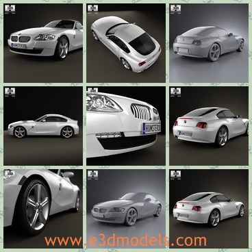 3d model the car of BMW in 2002 - This is a 3d model of the car of BMW in 2002,which is luxury and made in Germany.THe model is white and made with high quality.