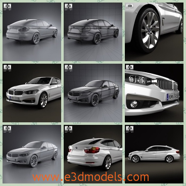 3d model the car of BMW made in Germany - This is a 3d model of the car of BMW made in Germany,which is famous and great.The model is made in high quality.