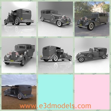 3d model the car of Cadillac - This is a 3d model of of the car of Cadillac,which is a brand of luxury vehicles, part of General Motors, produced and mostly sold in the United States and Canada. In the United States, the name became a synonym for &quothigh quality".