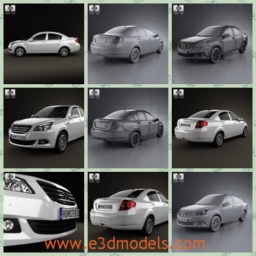 3d model the car of Chery made in China - This is a 3d model of the car of Chery,which is made in China in 2012,and the model is very popular in China and other countries.