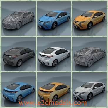 3d model the car of Opel - This is a 3d model of the car of Opel,which is the family type for luxury people.The model has the special head.