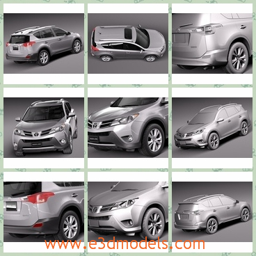3d model the car of Toyota in 2013 - This is a 3d model of the car of Toyota in 2013,which is modern and new.The model is popular and famous in the world.