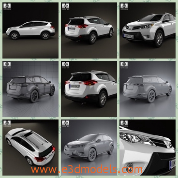 3d model the car of Toyota in Japan - This is a 3d model of the car of Toyota in Japan,which is modern and popular in 2013.The model is spacious.