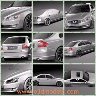 3d model the car of Volvo - This is a 3d model of the car of Volvo,which is the famous car in Sweden.