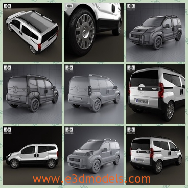 3d model the cargo from French - This is a 3d model of the cargo from French,which is the commercial type and the car is spacious and in high quality.