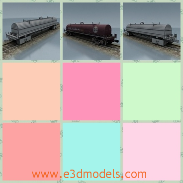 3d model the cargo train - This is a 3d model of the cargo train,which is modern and common in recent years.The model is practical to convey cargos to different areas.