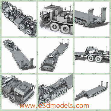 3d model the cargo used by Nazi - This is a 3d model of the cargo used by Nazi,which is large and heavy.The vehicle was the tank in the army.