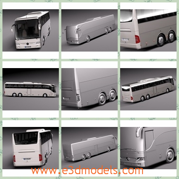 3d model the coach in 2013 - This is a 3d model of the coach in 2013,which is large and modern.The model is made in Germany and popular in the world.
