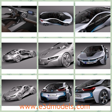 3d model the coupe car in 2011 - This is a 3d model of the coupe car in 2011,which is the German's concept and the product of the concept is charming and attractive.
