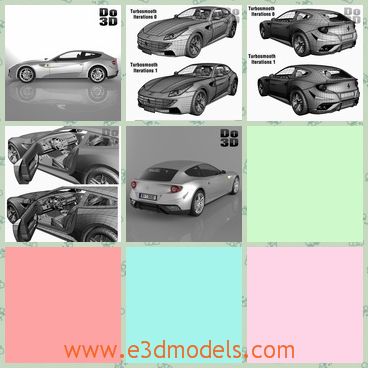 3d model the coupe in 2013 - This is a 3d model of the coupe in 2013,which is large and modern.The model is popular when it was firts made.