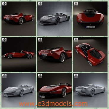 3d model the coupe with special design - This is a 3d model of the coupe with cpecial design,which is created on real base.The car is a sports car with luxury deoration.