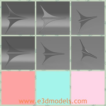 3d model the emblem - This is a 3d model of the emblem,which  can be used in the manufacture of games, videos, flesh or rendering images.