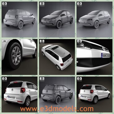 3d model the German car - Thi is a 3d model of the German car,which is the famous brand around the world.The car is made with five doors.