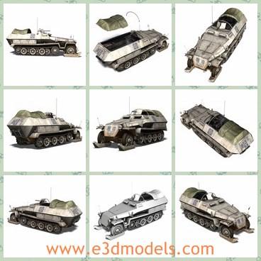 3d model the German tank - This is a 3d model of the German military tank,which is large and heavy.renders. The zip-file contains bodypaint textures and standard materials.