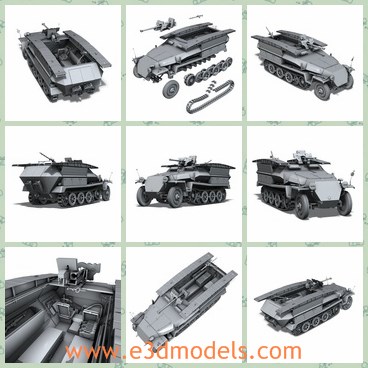 3d model the german truck - This is a 3d model of the German truck,which is old and transparent.The vehicle is the personnel carrier in Africa.