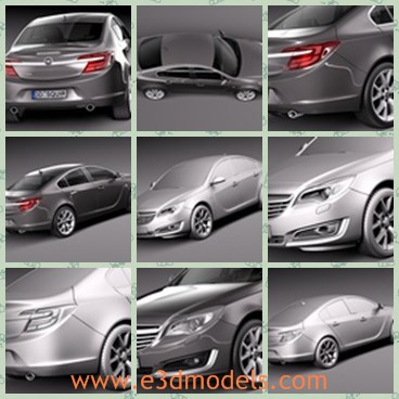 3d model the hatchback made in 2014 - This is a 3d model of the hatchback made in 2014,which is shining, modern,great and attractive.