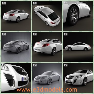 3d model the hatchback with five doors - This is a 3d model of the hatchback with fieve doors,which is great and elegant.