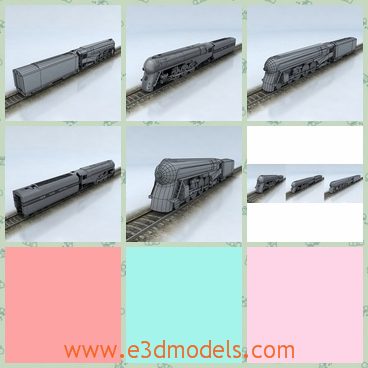 3d model the head of the train - This is a 3d model of the head of the train,which is modern and new.The model is the product of a new concept.
