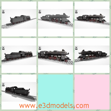 3d model the head of trains - This is a 3d model of the head of a train,which is practical and modern.The model is made with twin engines.