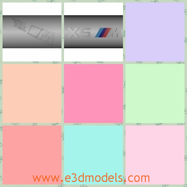 3d model the logo of BMW - This is a 3d model of the logo of BMW,which is the great and fine brand of the car.The car is famous around the world ,includes the brand.