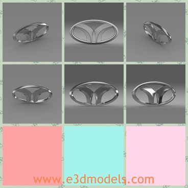 3d model the logo of Horki - This is a 3d model of the logo of Horki,which is built on vector drawings. All sizes are designed in ance with the original. The model can be used in the manufacture of games, videos, flesh or rendering images.
