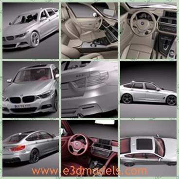 3d model the luxury car - This is a 3d model of the luxury car,which is made in Germany in 2014.The car is modern and made with steel and other high quality materials.