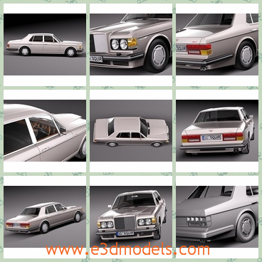 3d model the luxury car in 1988 - This is a 3d model of the luxury car in 1988,which is classical and famous in the world.