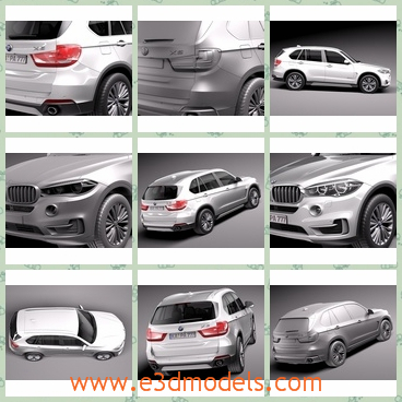 3d model the luxury car of BMW - This is a 3d model of the luxury car of BMW,which is modern and popular in the world.The model is made in Germany.